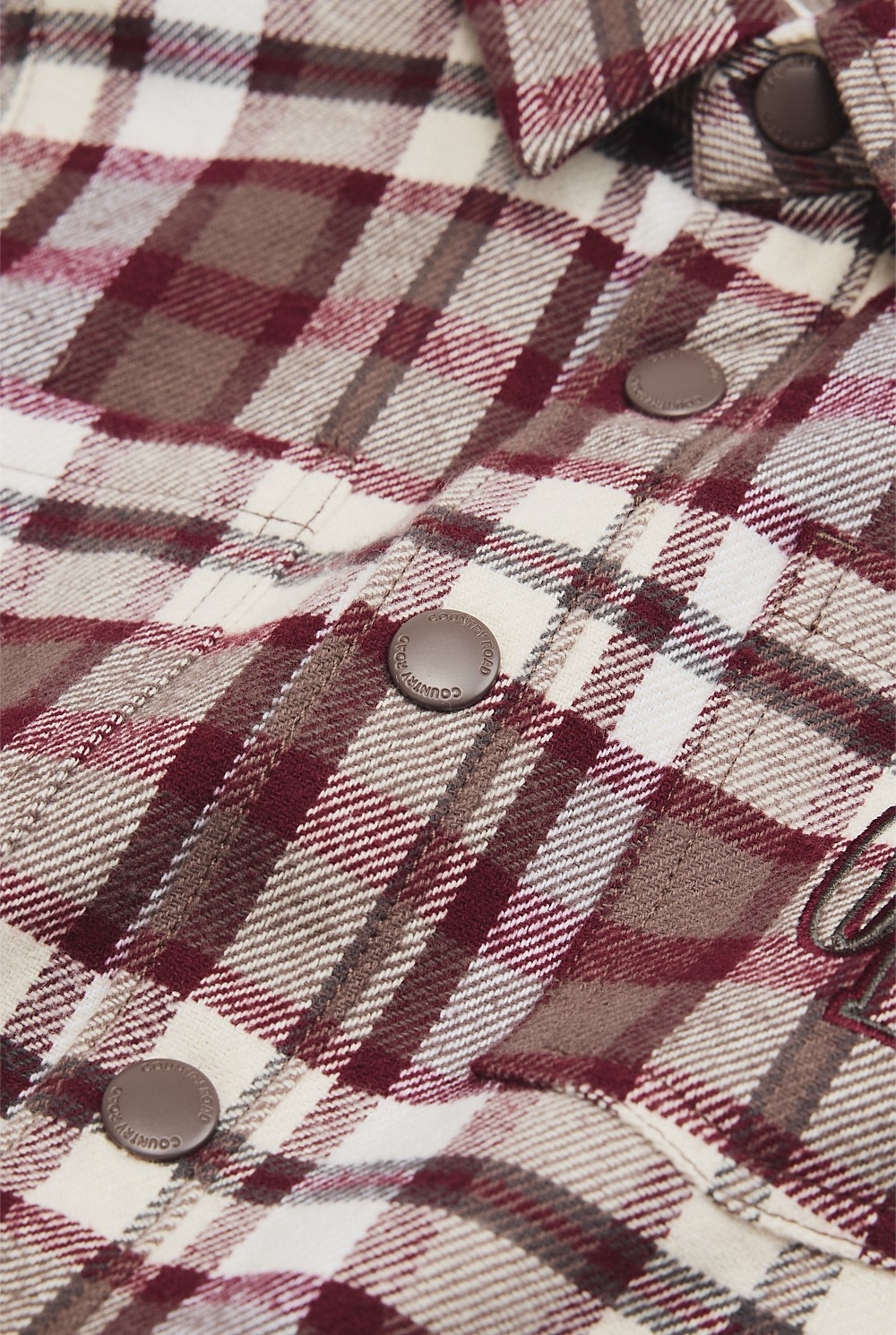 Organically Grown Cotton Hooded Check Shirt