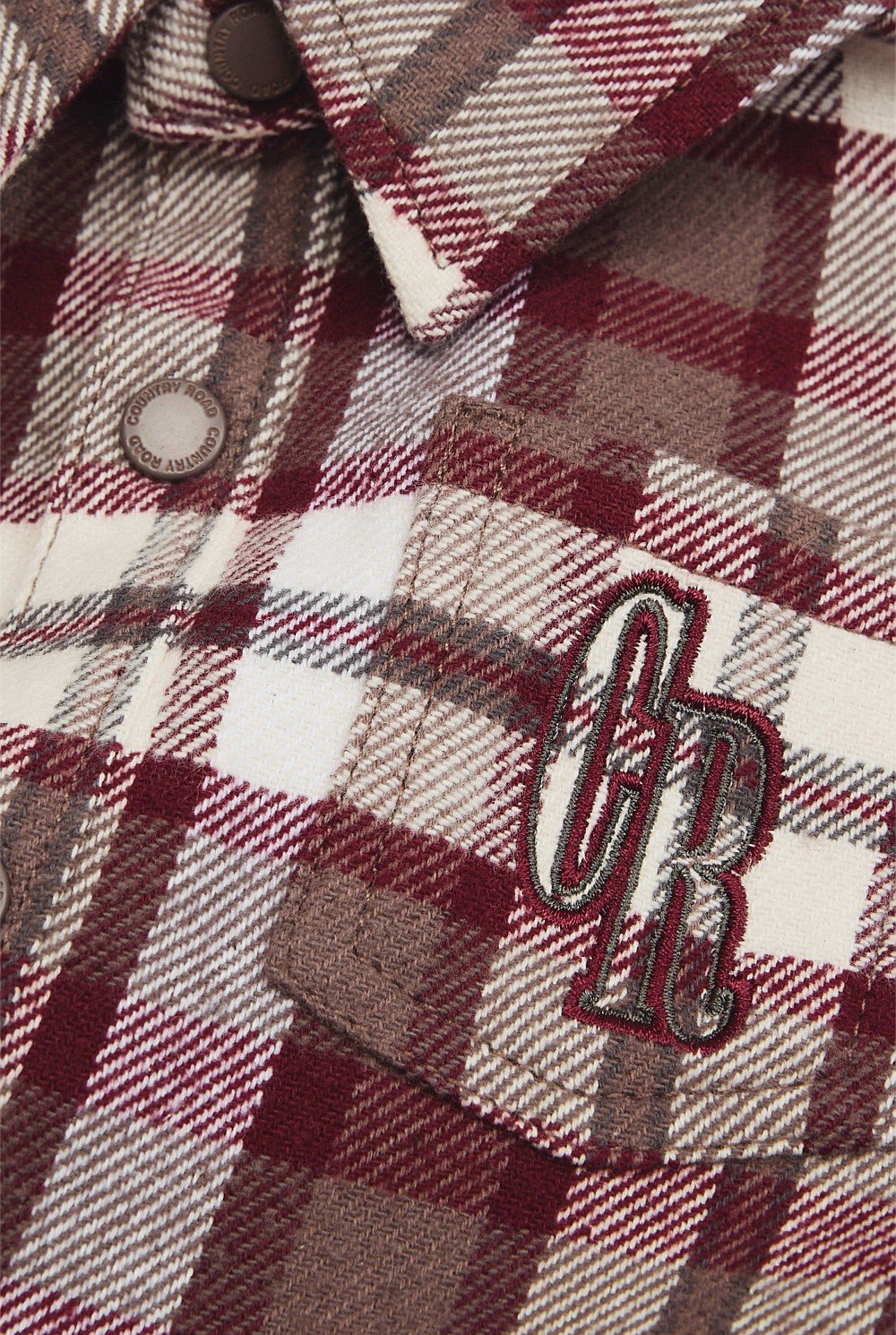 Organically Grown Cotton Hooded Check Shirt