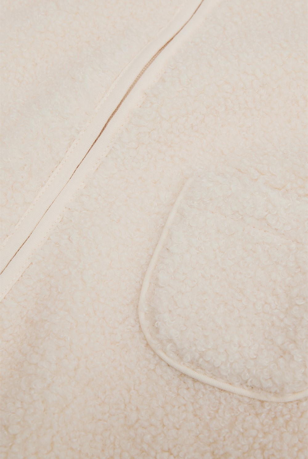 Recycled Polyester Sherpa Hooded Jumpsuit