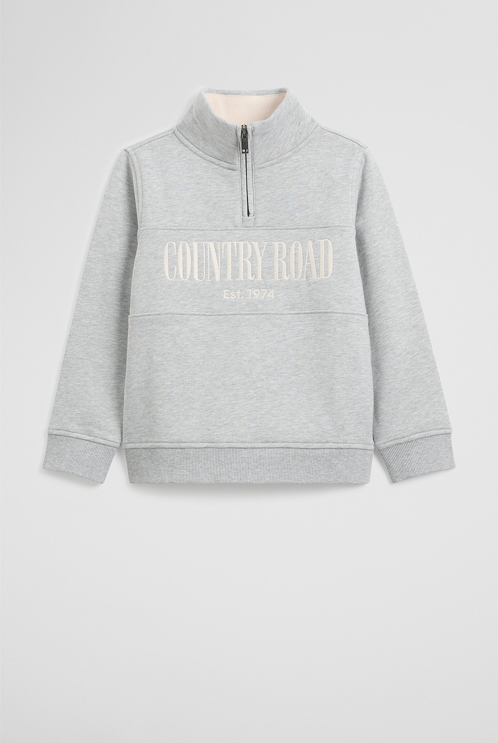 Verified Australian Cotton Heritage Half Zip Sweat
