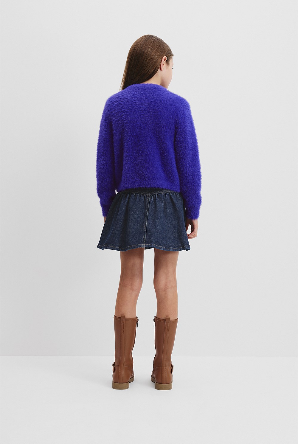 Fluffy Knit Cardigan