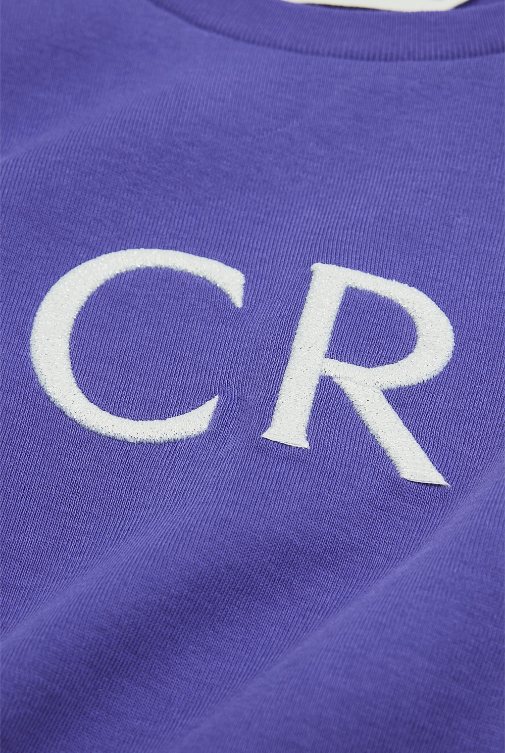 Australian Cotton Long Sleeve Logo Frill T-Shirt