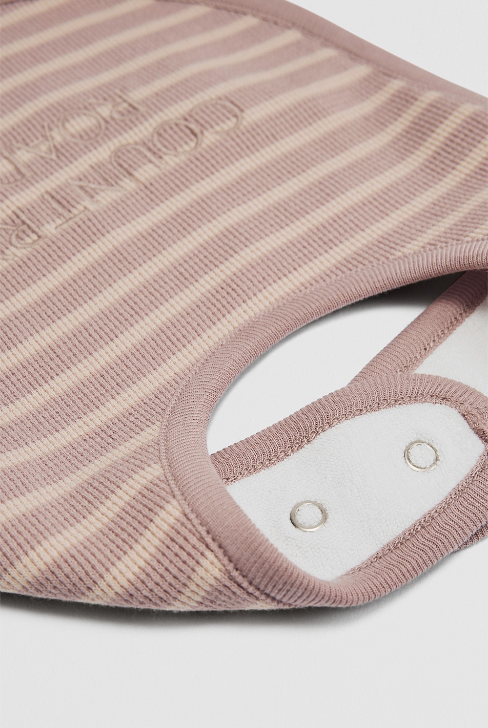 Organically Grown Cotton Waffle Bib