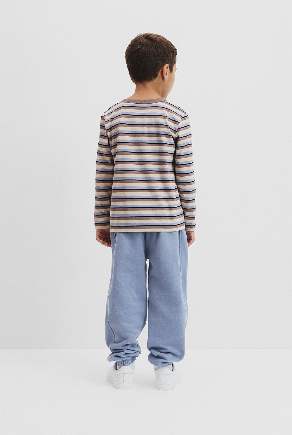 Organically Grown Cotton Long Sleeve Circle Logo T-Shirt