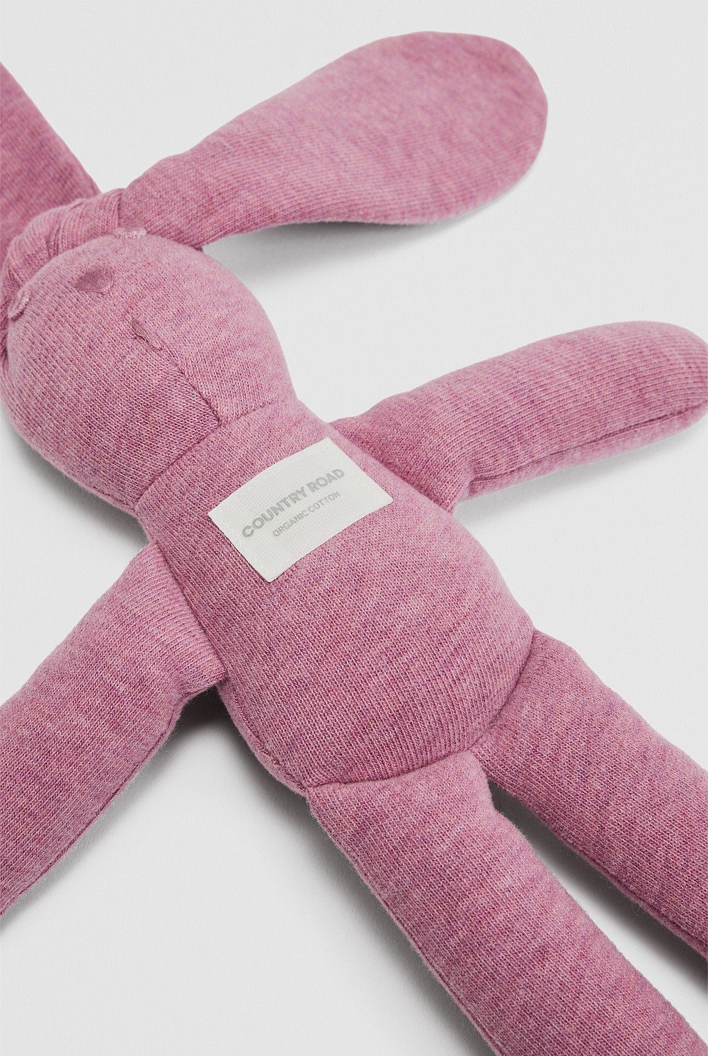 Organically Grown Cotton Rib Stripe Bunny