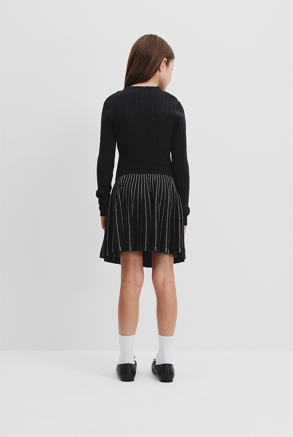 Panel Knit Skirt