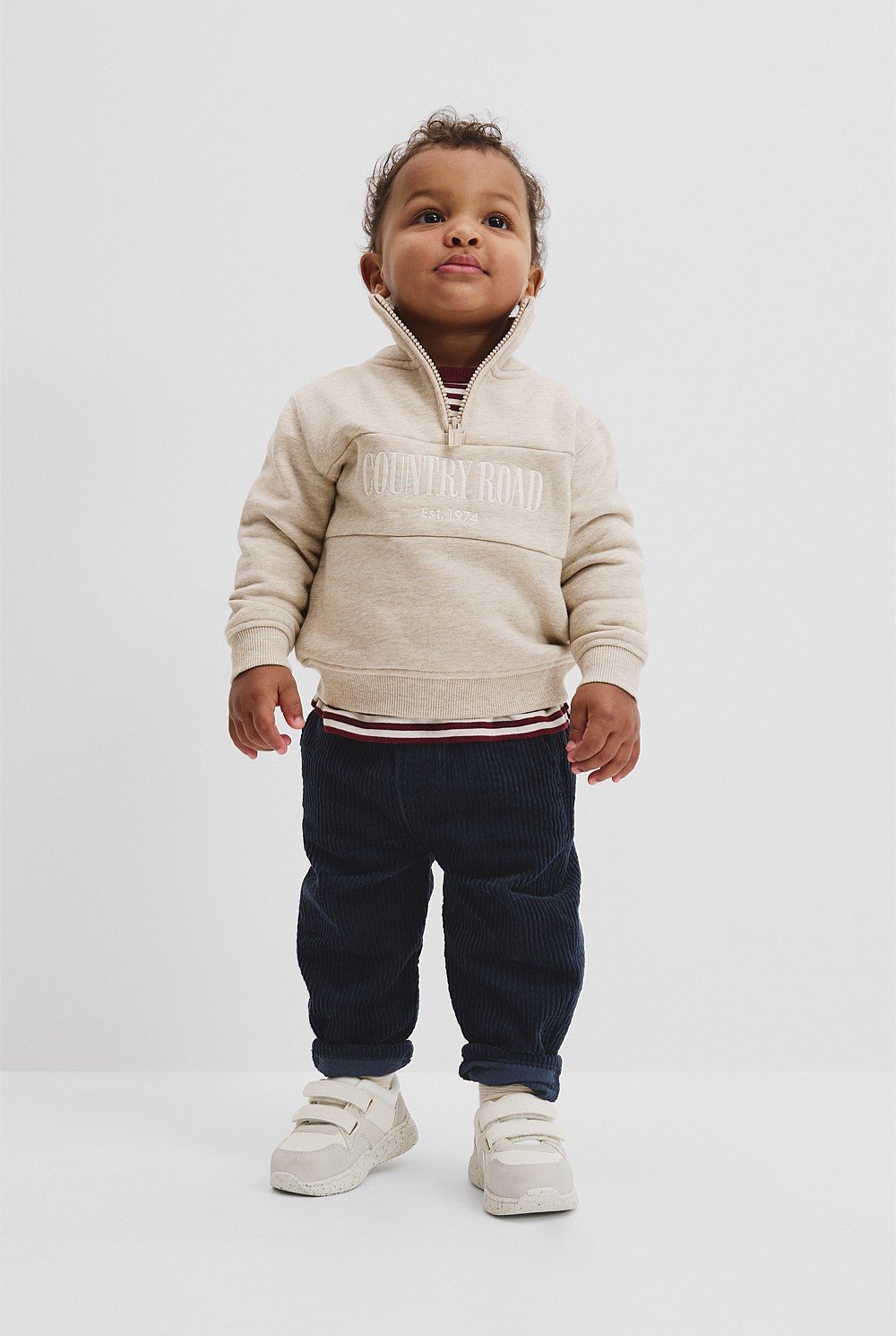 Verified Australian Cotton Heritage Half Zip Sweat