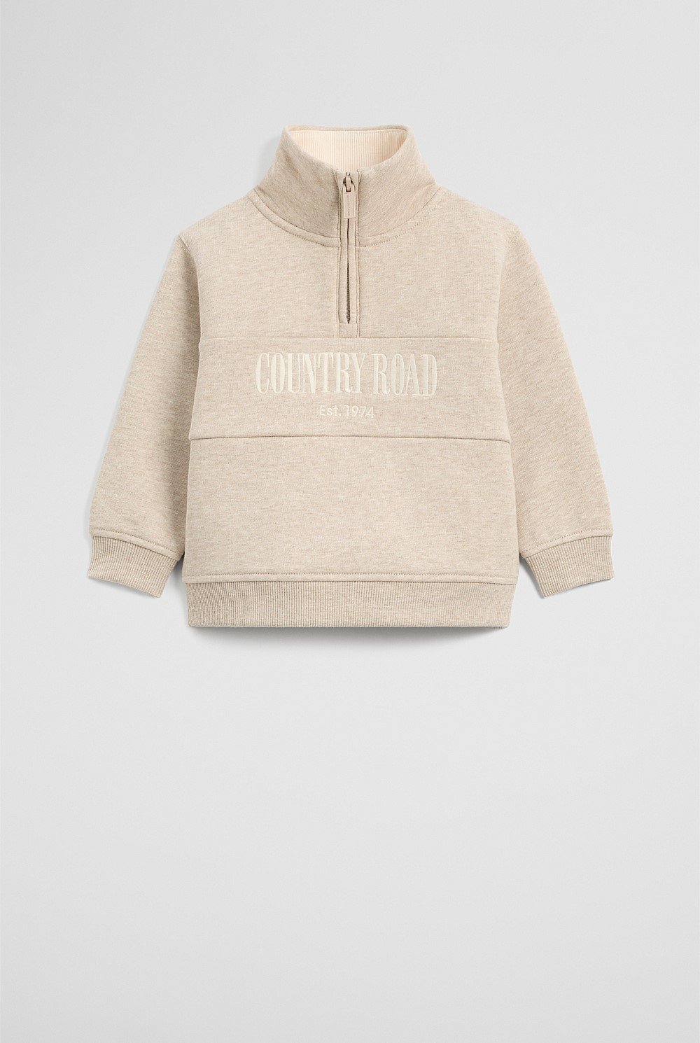 Verified Australian Cotton Heritage Half Zip Sweat