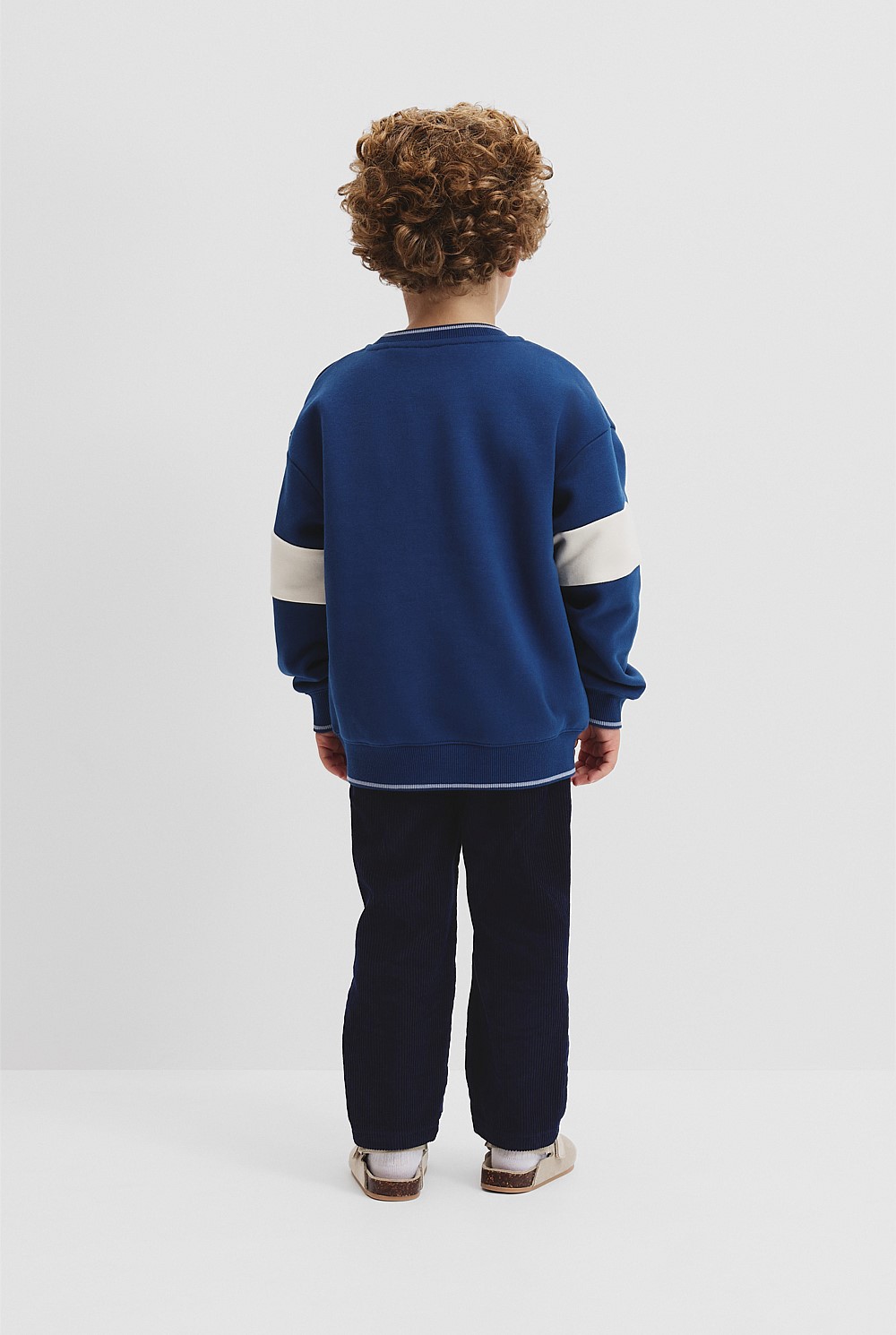 Organically Grown Cotton Country Road Panelled Sweat
