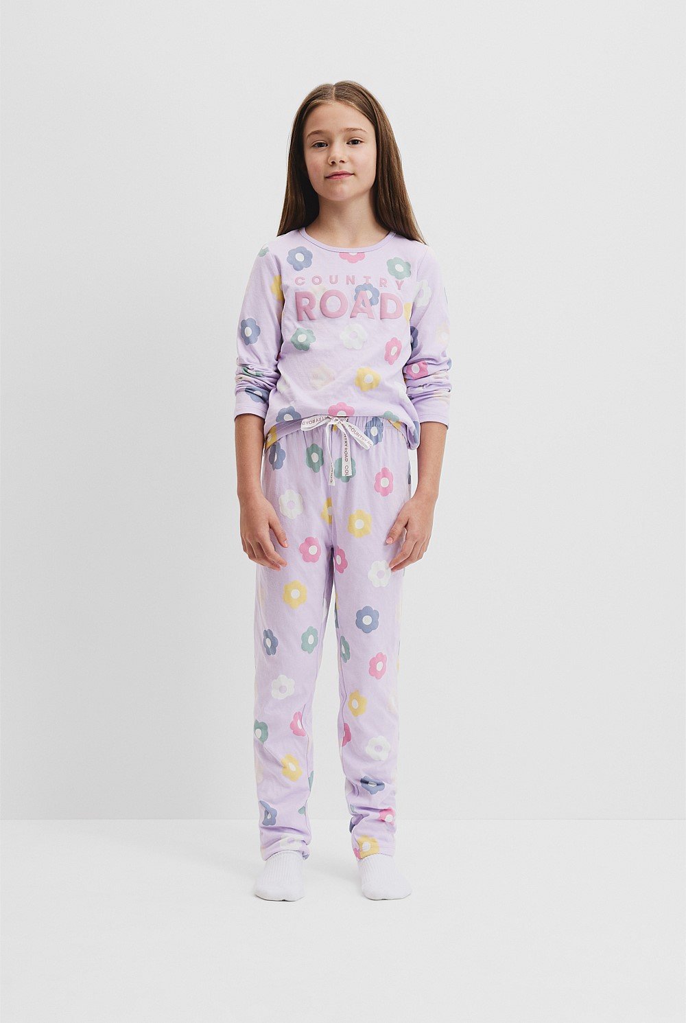 Australian Cotton Flower Logo Pyjama Set