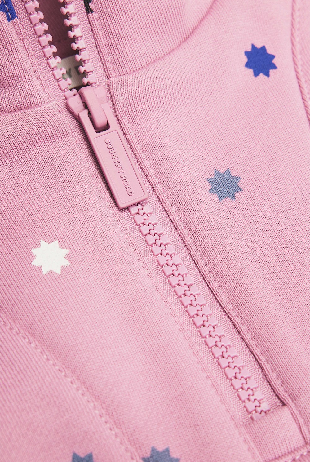 Australian Cotton Star Half Zip Sweat
