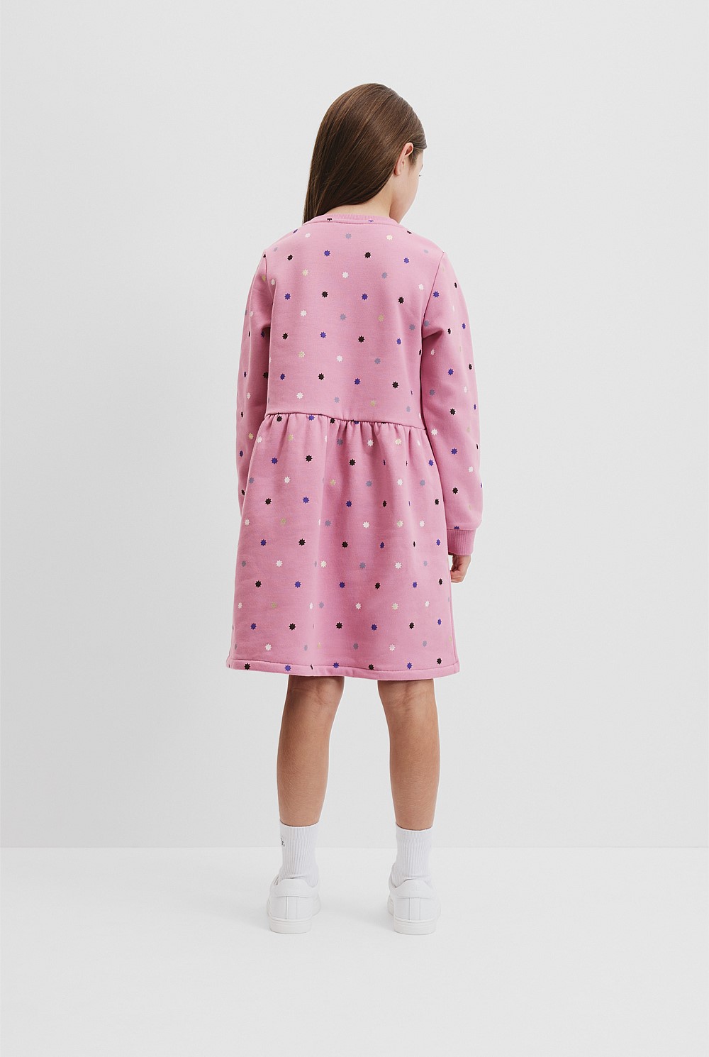 Organically Grown Cotton Star Sweat Dress