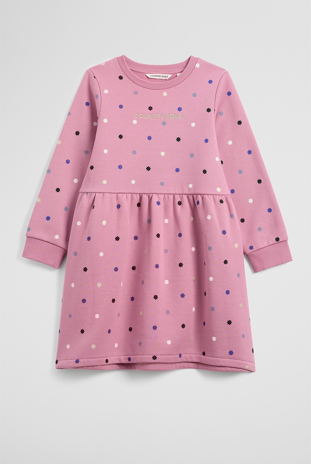Organically Grown Cotton Star Sweat Dress