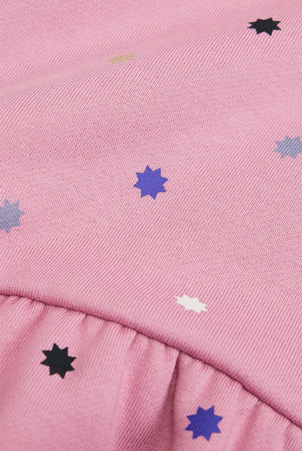 Organically Grown Cotton Star Sweat Dress