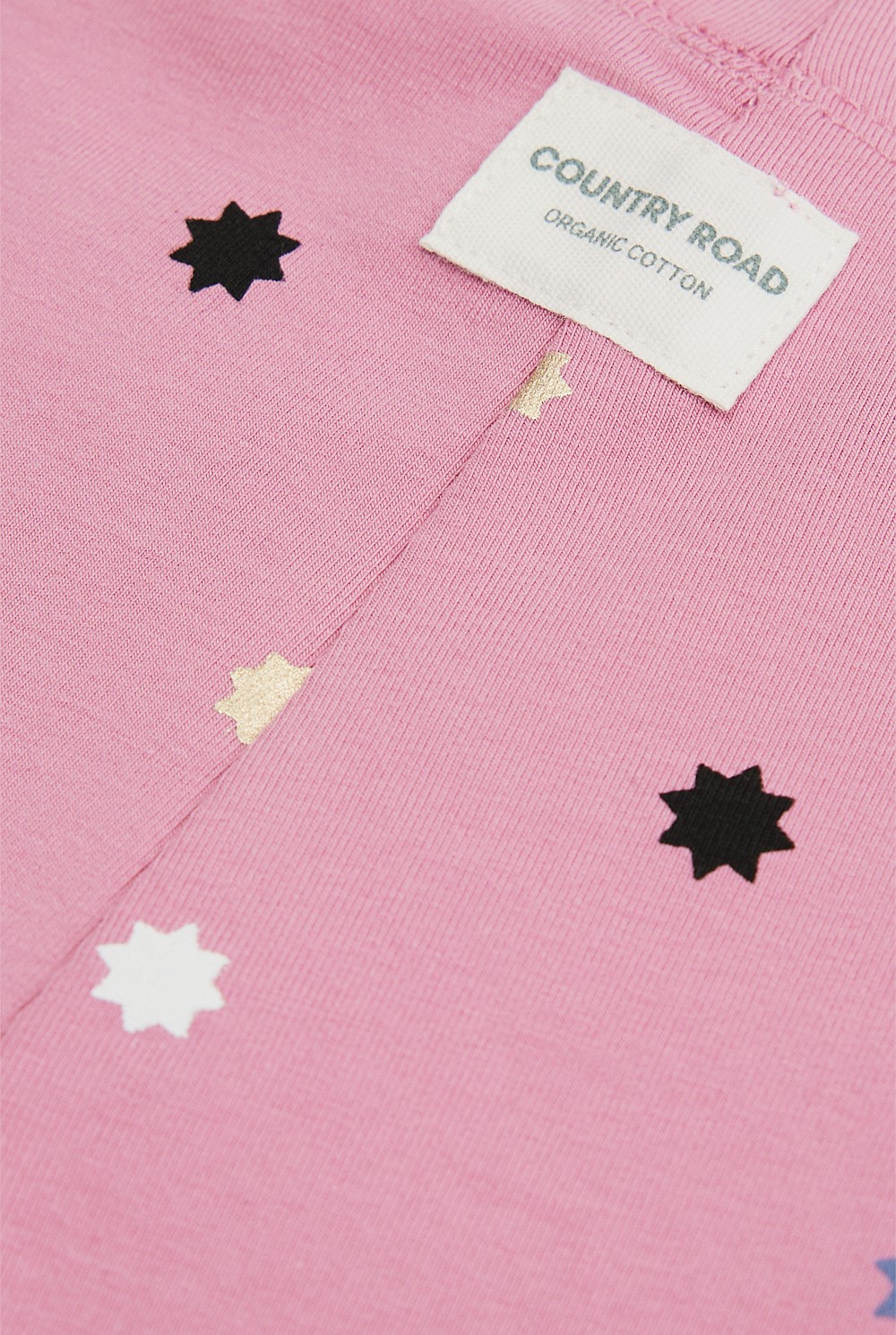Organically Grown Cotton Blend Star Legging
