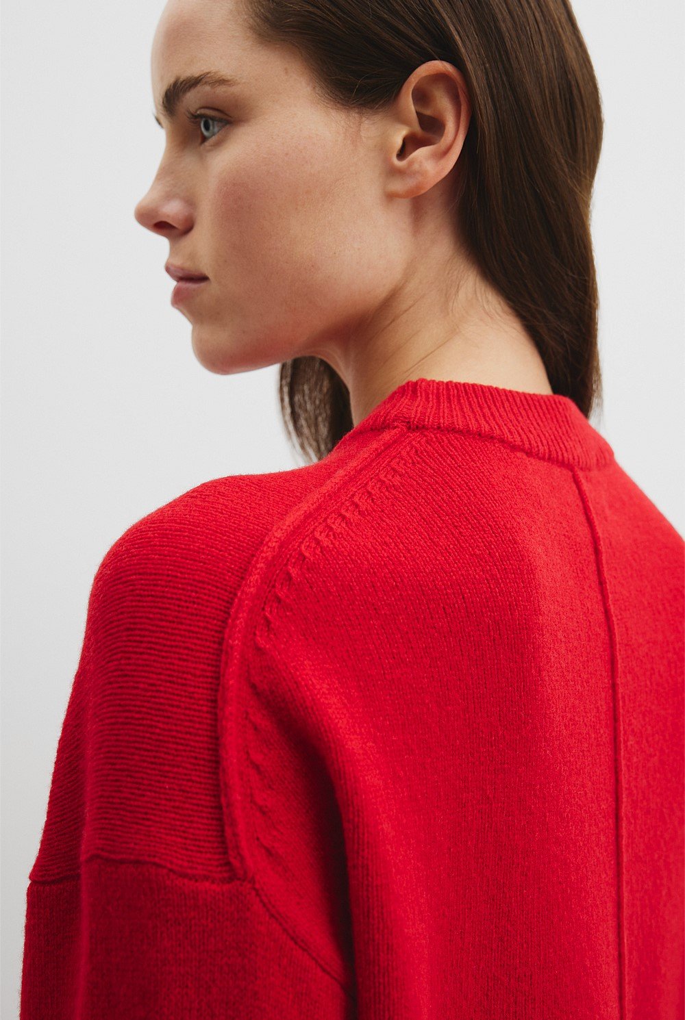 Merino Wool Crew Neck Knit