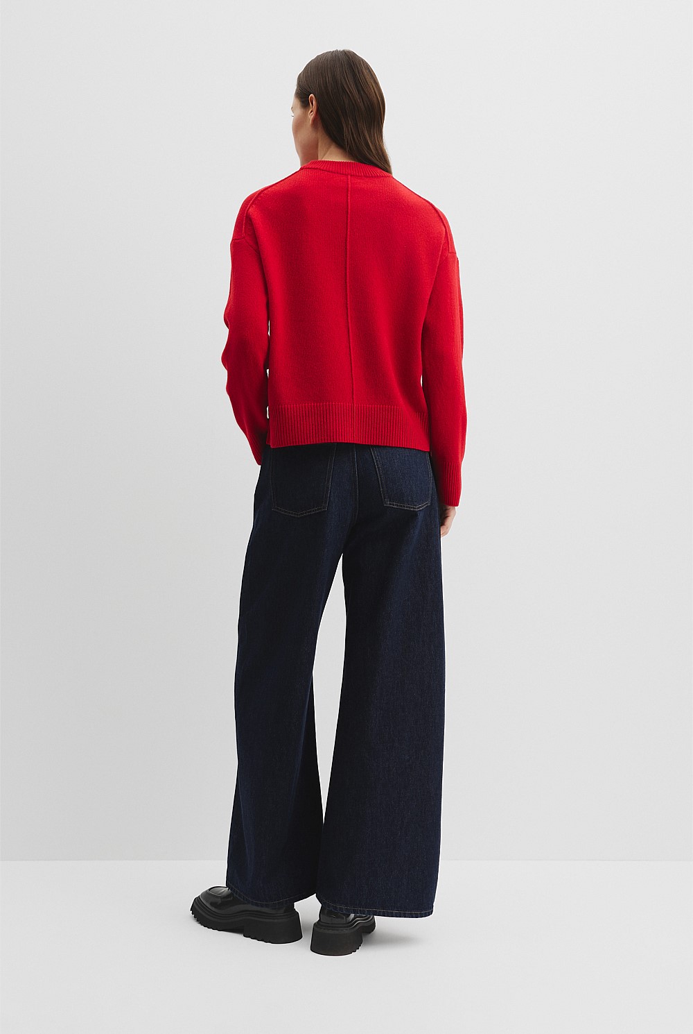 Merino Wool Crew Neck Knit