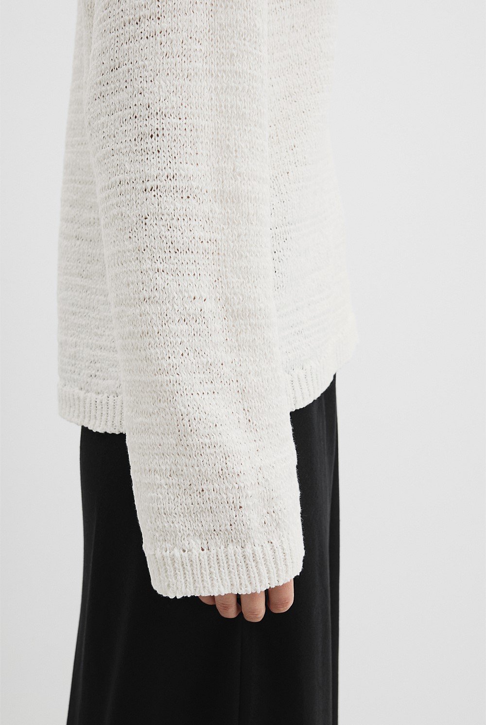 Long Sleeve Tape Knit