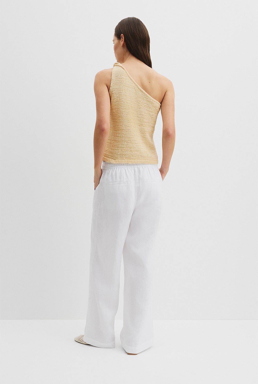 Asymmetrical Twist Knit Tank