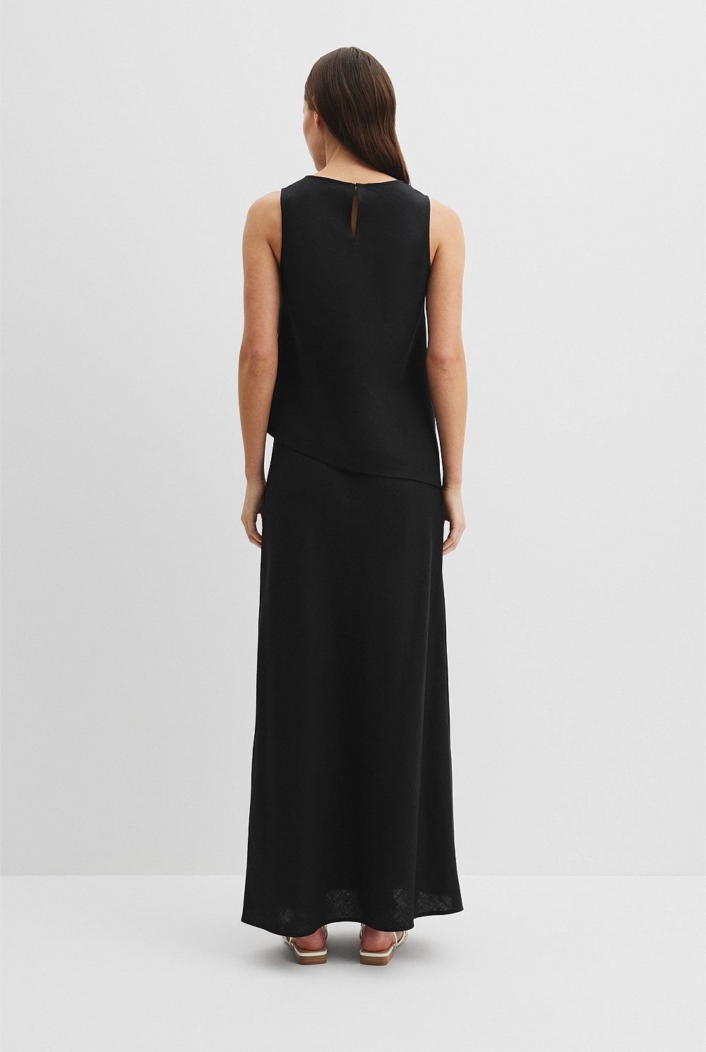 Orgqnically Grown Linen Bias Tank