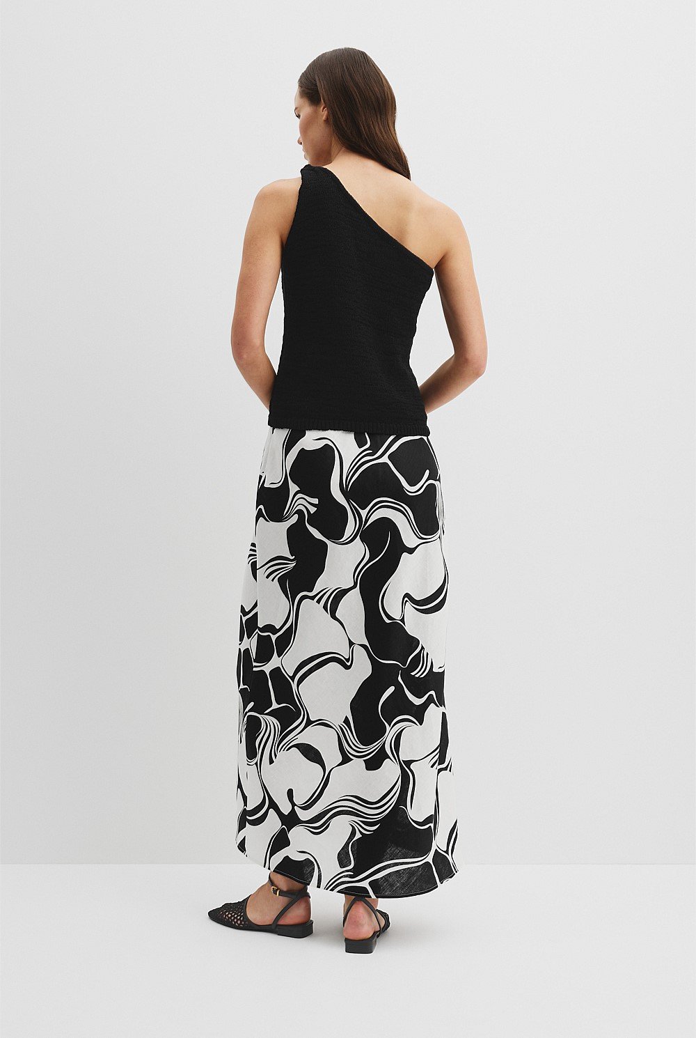 Asymmetrical Twist Knit Tank