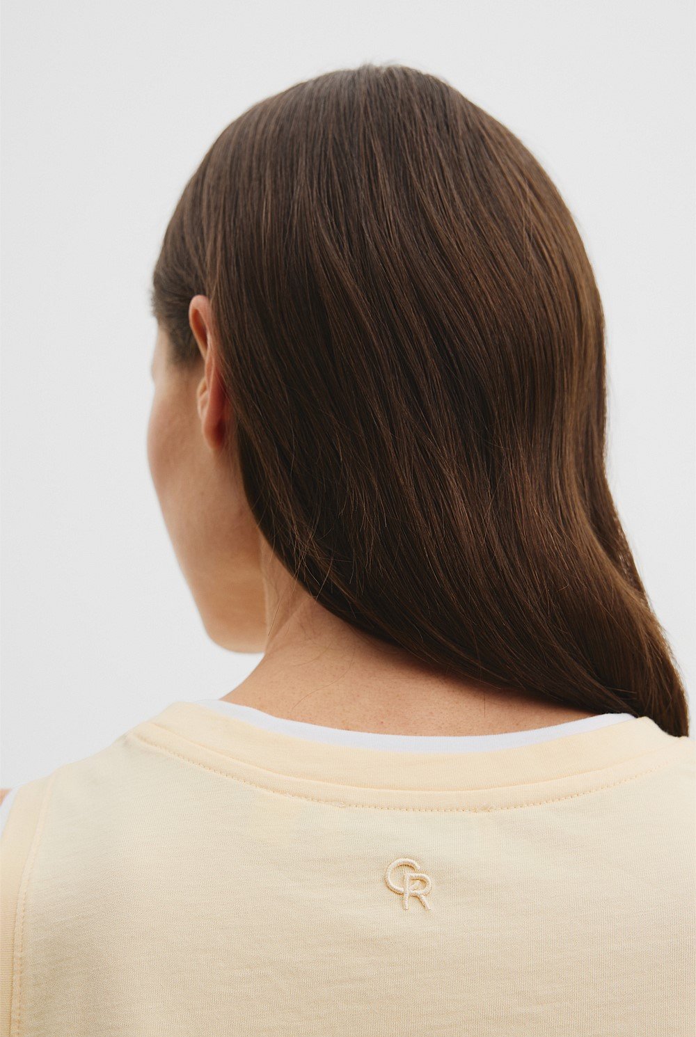 Australian Cotton Contrast Detail Tank