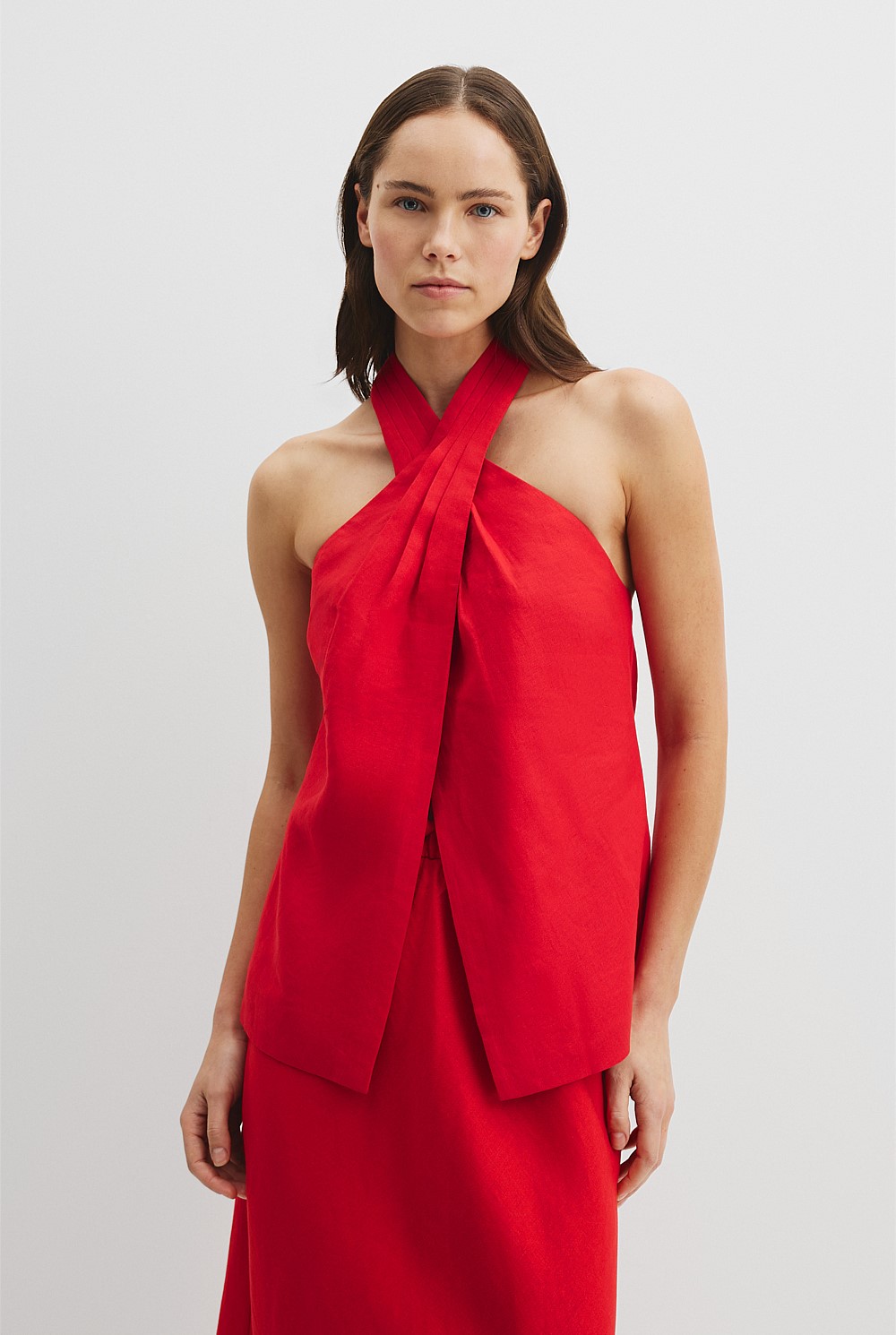 Organically Grown Linen Halter Top