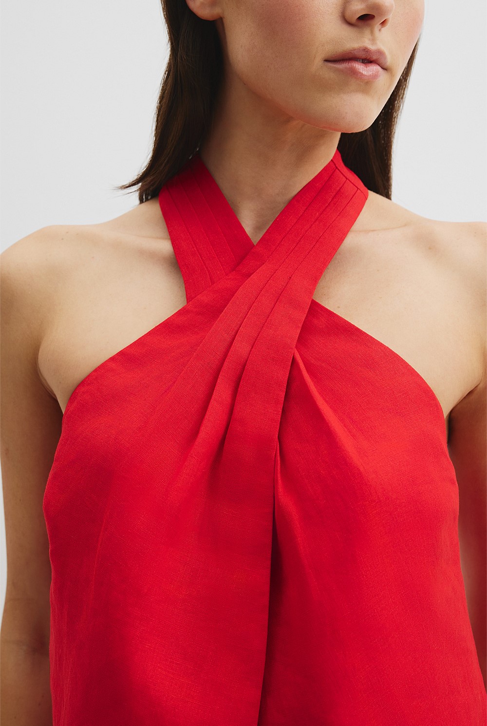 Organically Grown Linen Halter Top
