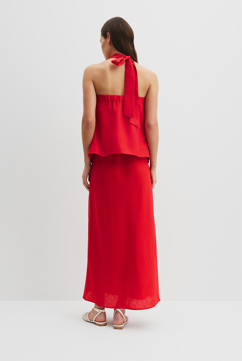 Organically Grown Linen Halter Top