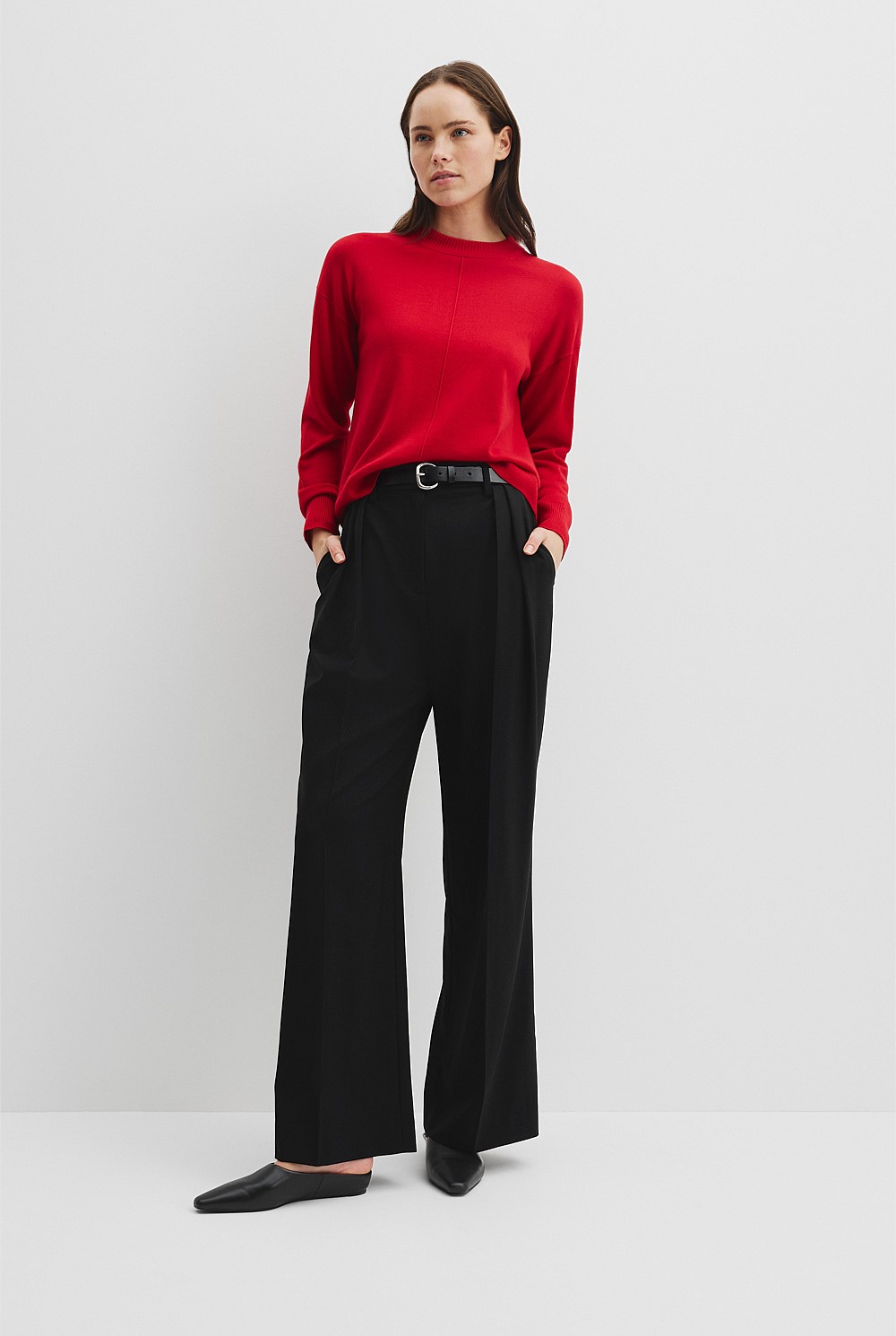 Verified Australian Merino Wool Crew Neck Knit