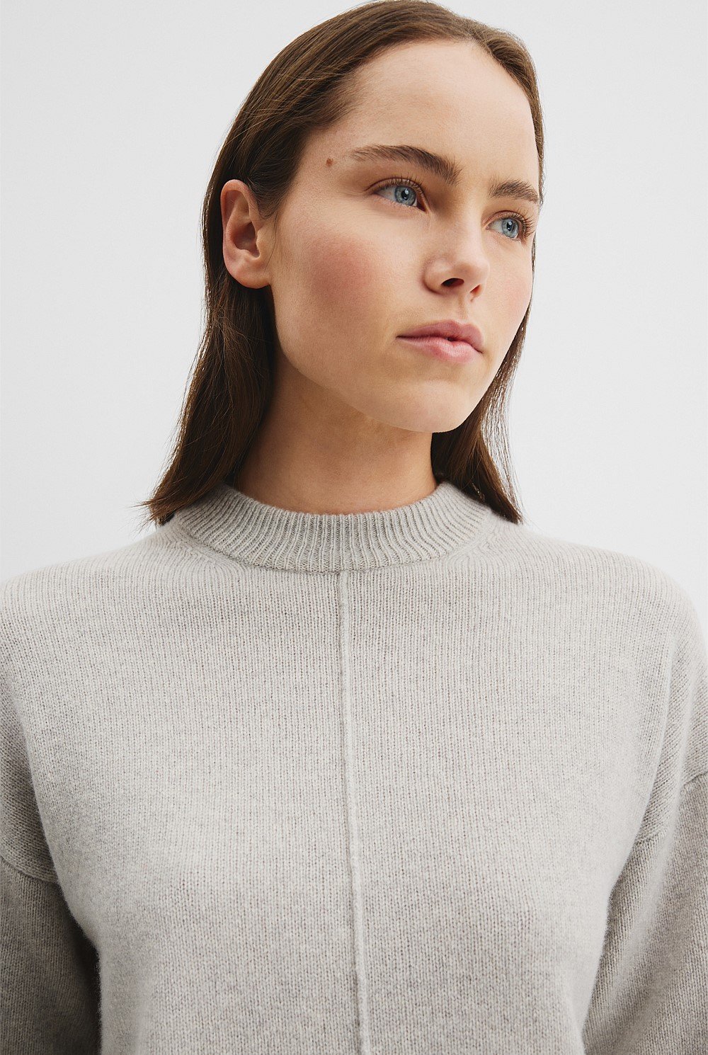 Merino Wool Crew Neck Knit
