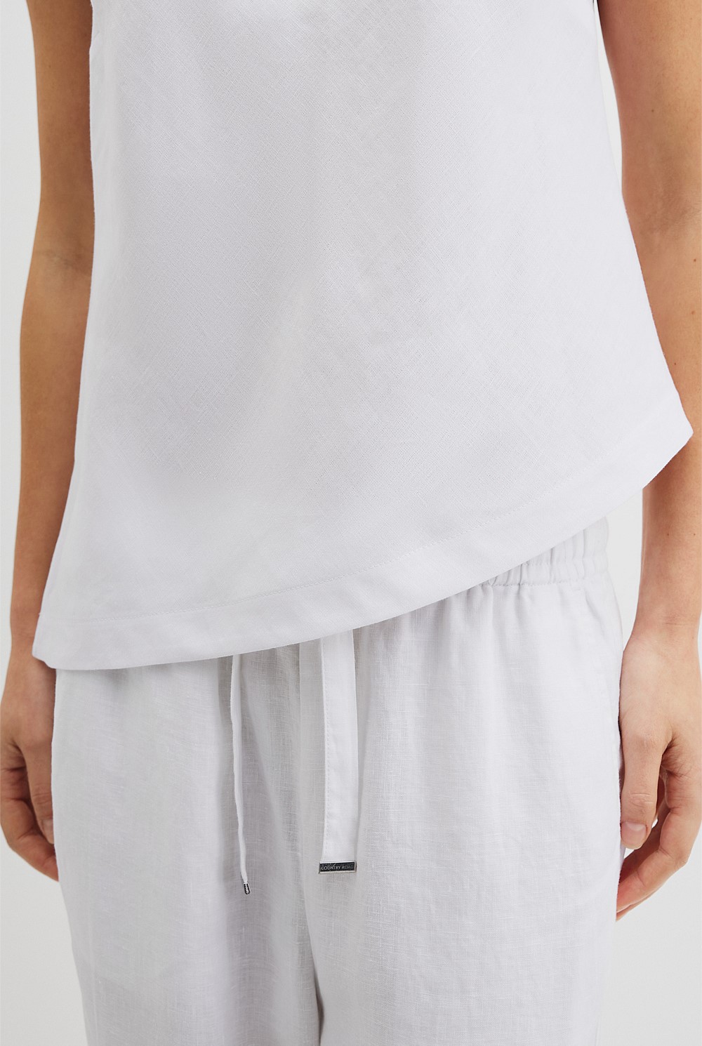 Orgqnically Grown Linen Bias Tank