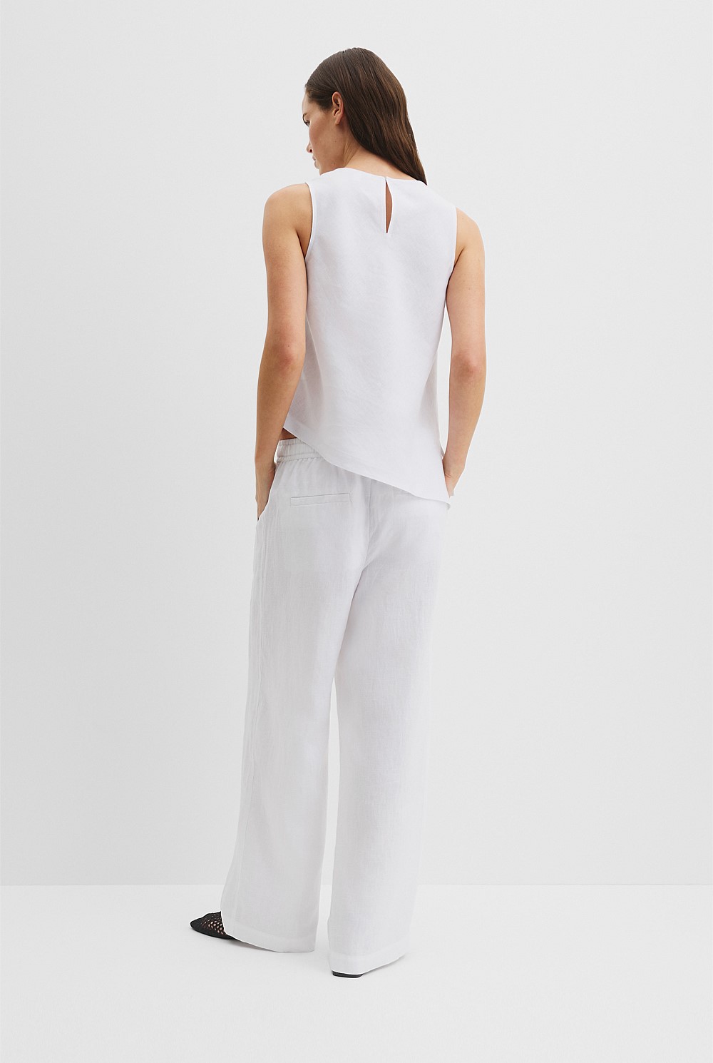 Orgqnically Grown Linen Bias Tank