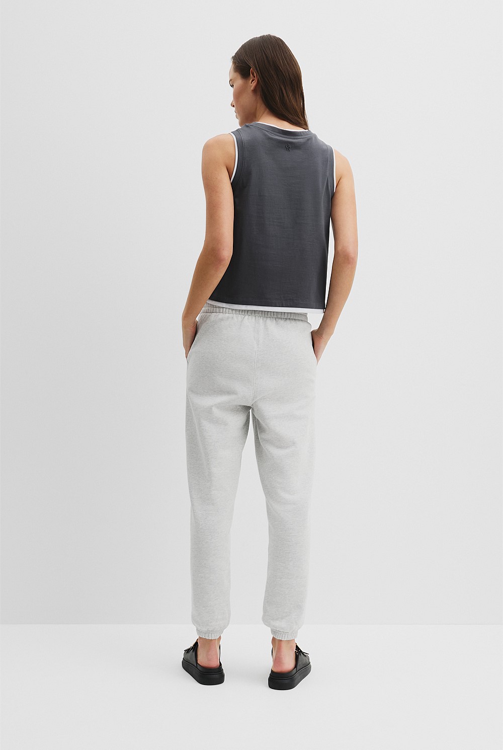 Australian Cotton Contrast Detail Tank