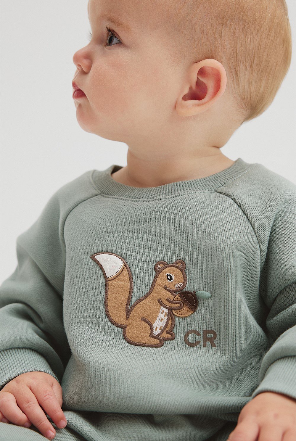 Organically Grown Cotton Squirrel Oversized Jumpsuit