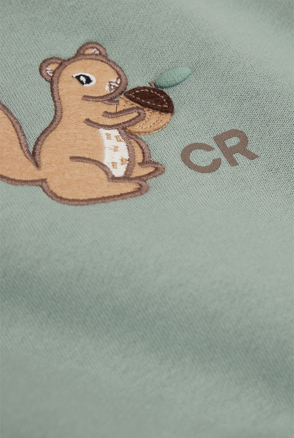 Organically Grown Cotton Squirrel Oversized Jumpsuit