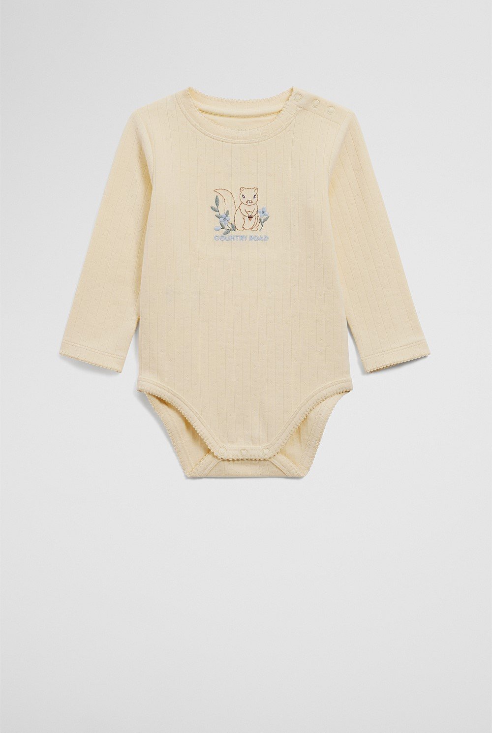 Squirrel Long Sleeve Bodysuit