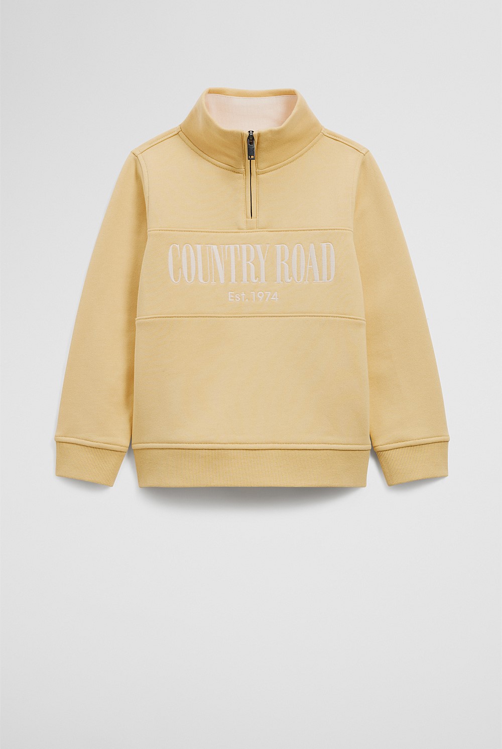Verified Australian Cotton Heritage Half Zip Sweat