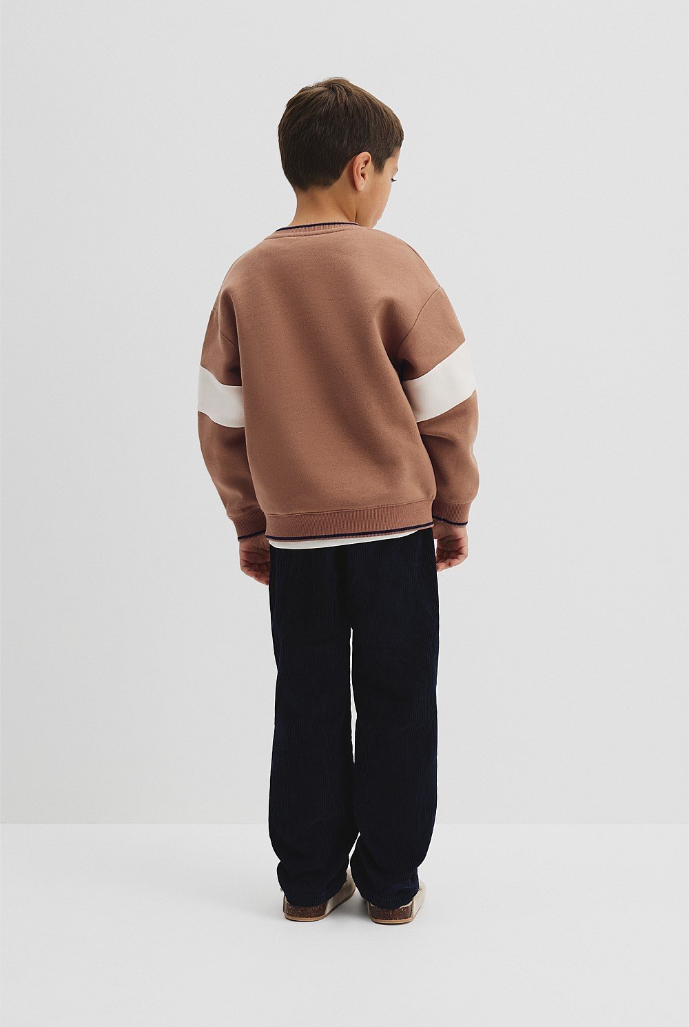 Organically Grown Cotton Country Road Panelled Sweat