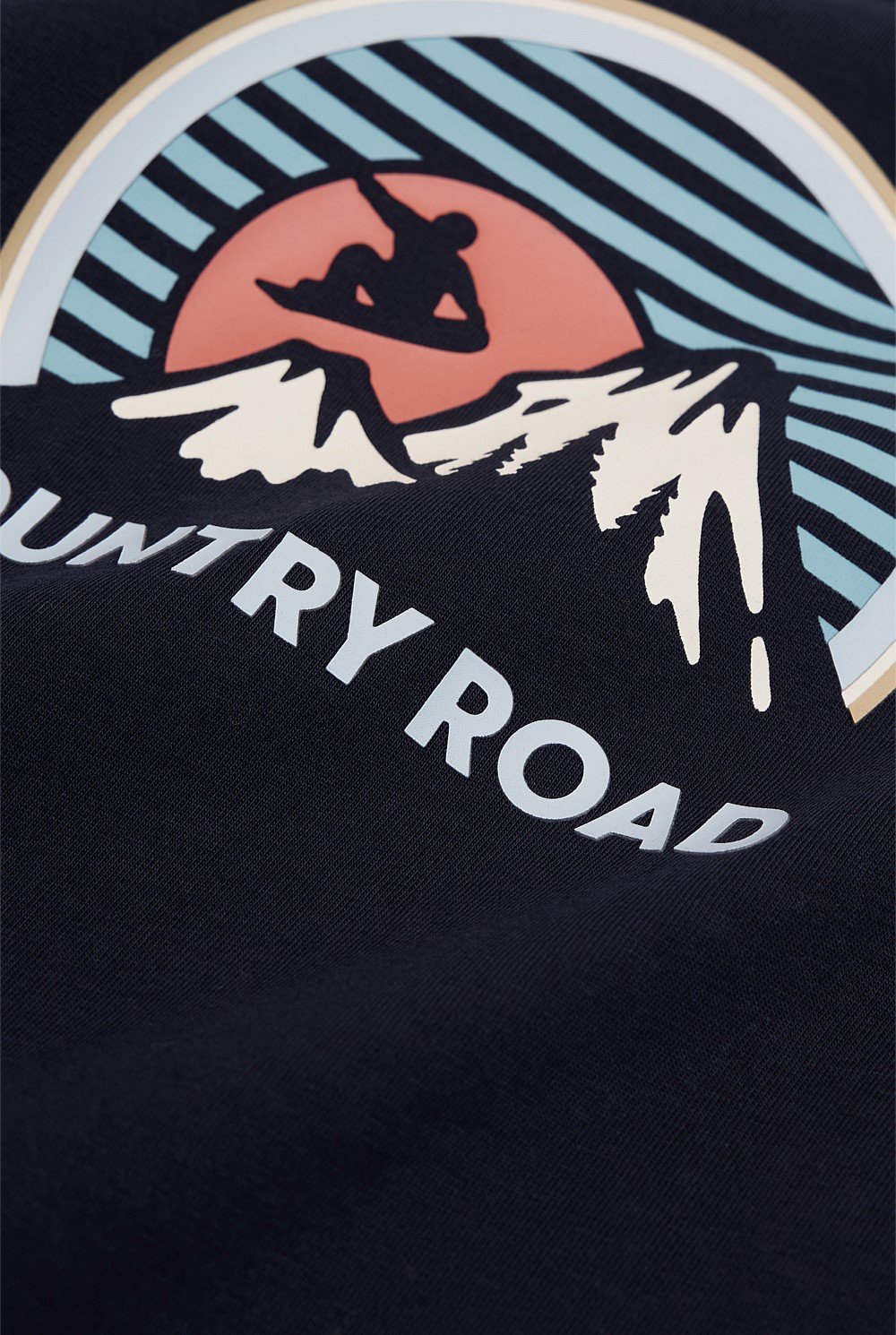 Organically Grown Cotton Snowboard T-Shirt