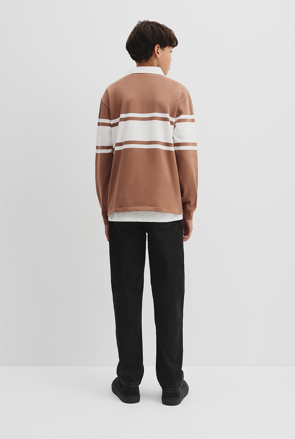 Teen Australian Cotton Panelled Rugby Shirt