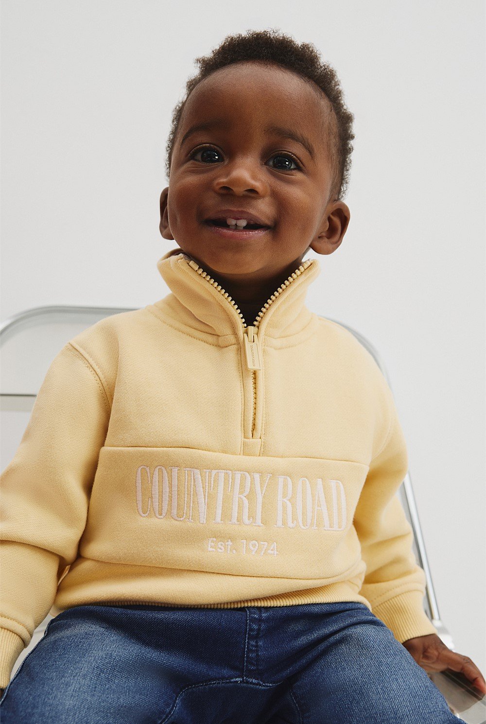 Verified Australian Cotton Heritage Half Zip Sweat
