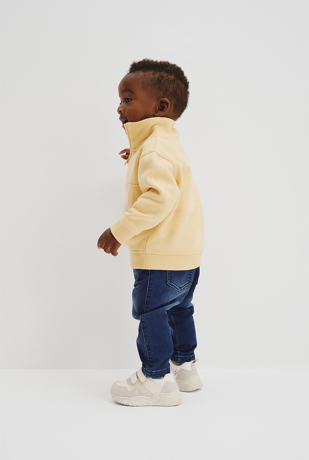 Verified Australian Cotton Heritage Half Zip Sweat