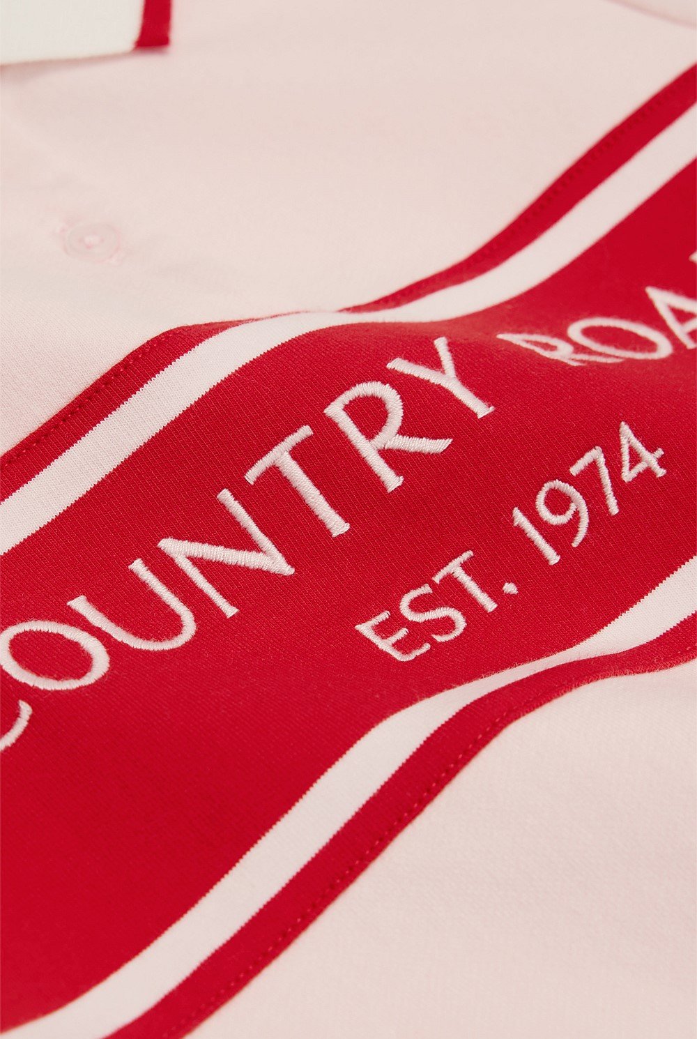 Organically Grown Cotton Logo Rugby Top