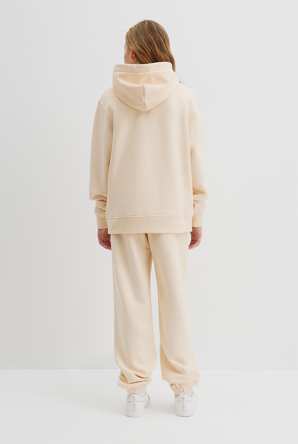 Teen Australian Cotton CR Logo Hooded Sweat