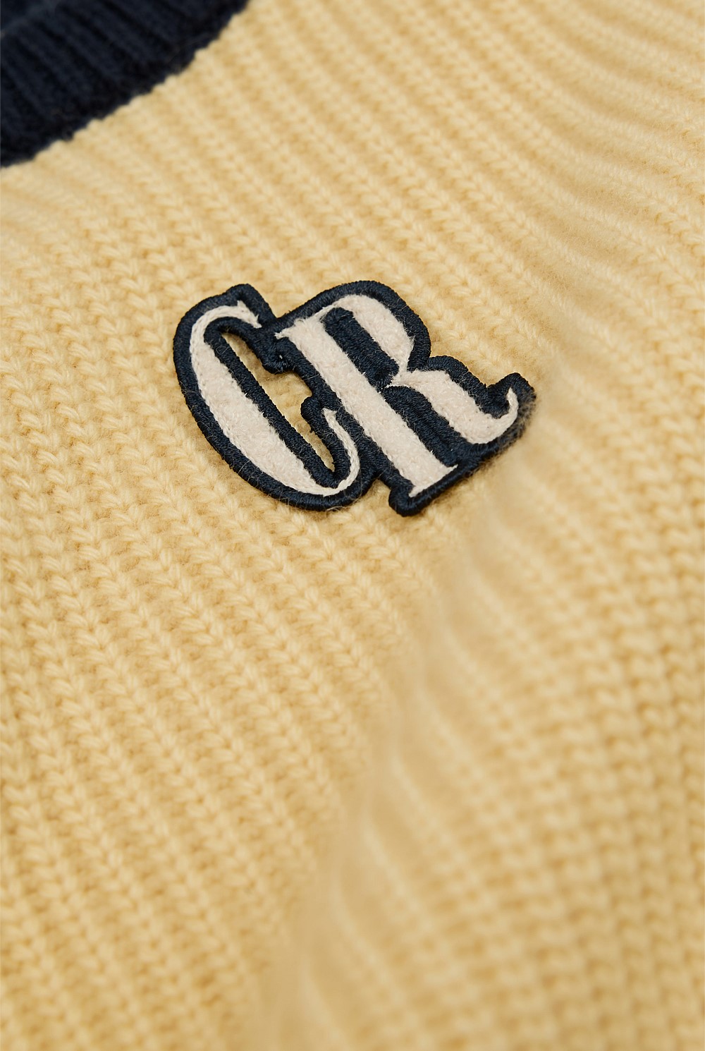Colour Block Logo Knit