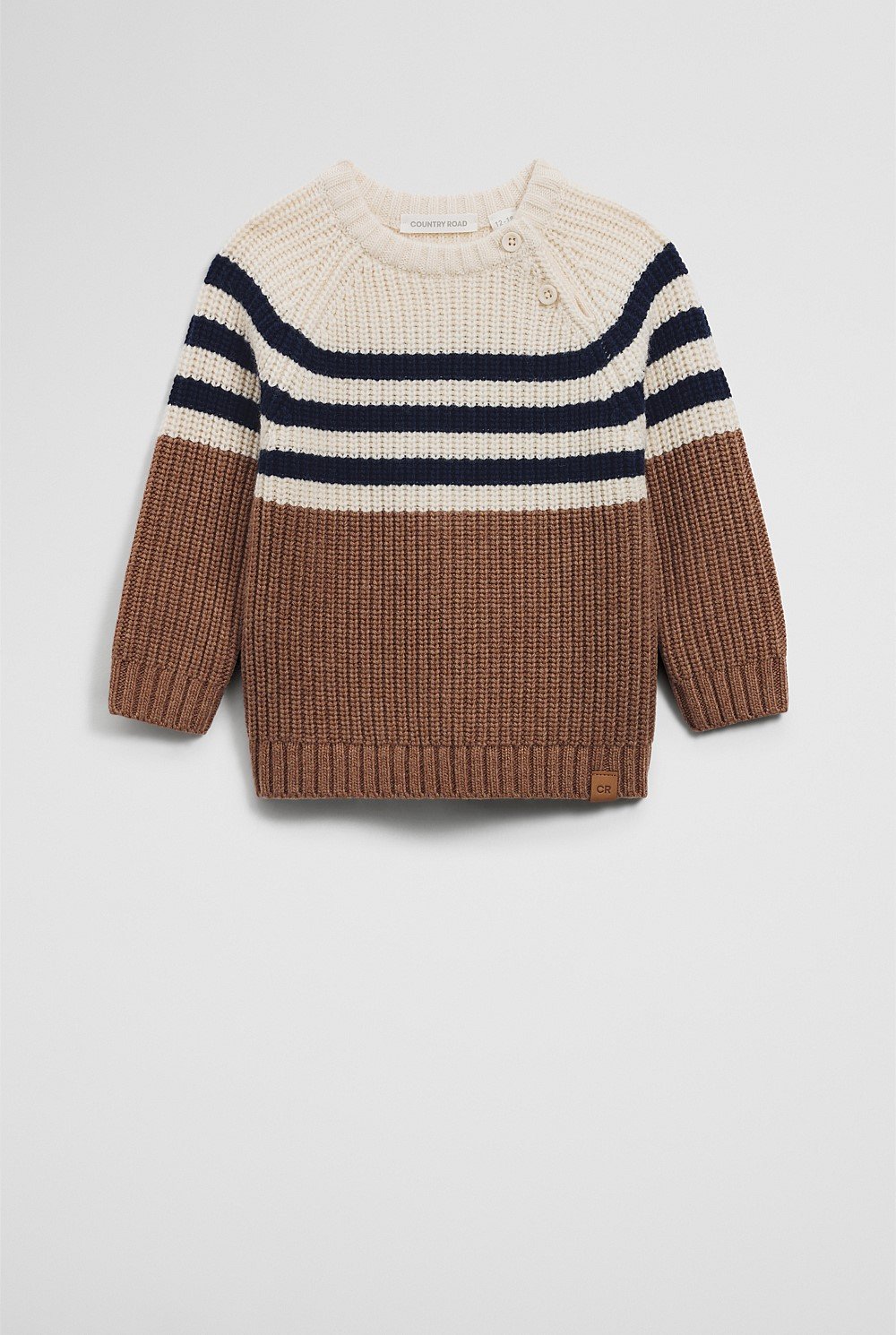 Contrast Stripe Knit