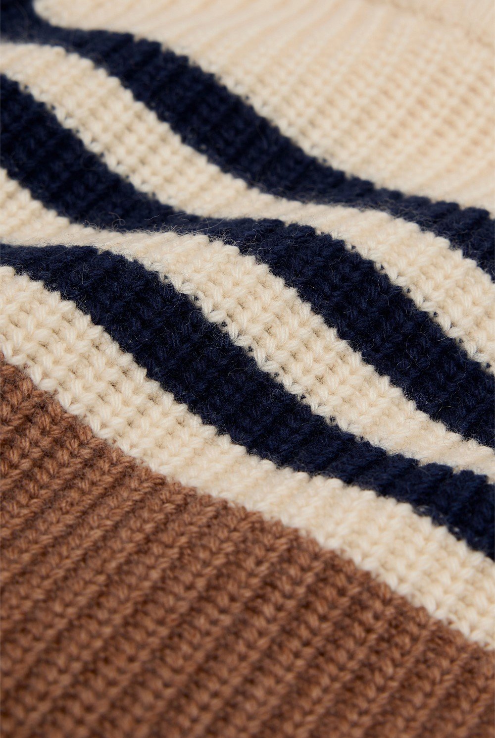 Contrast Stripe Knit