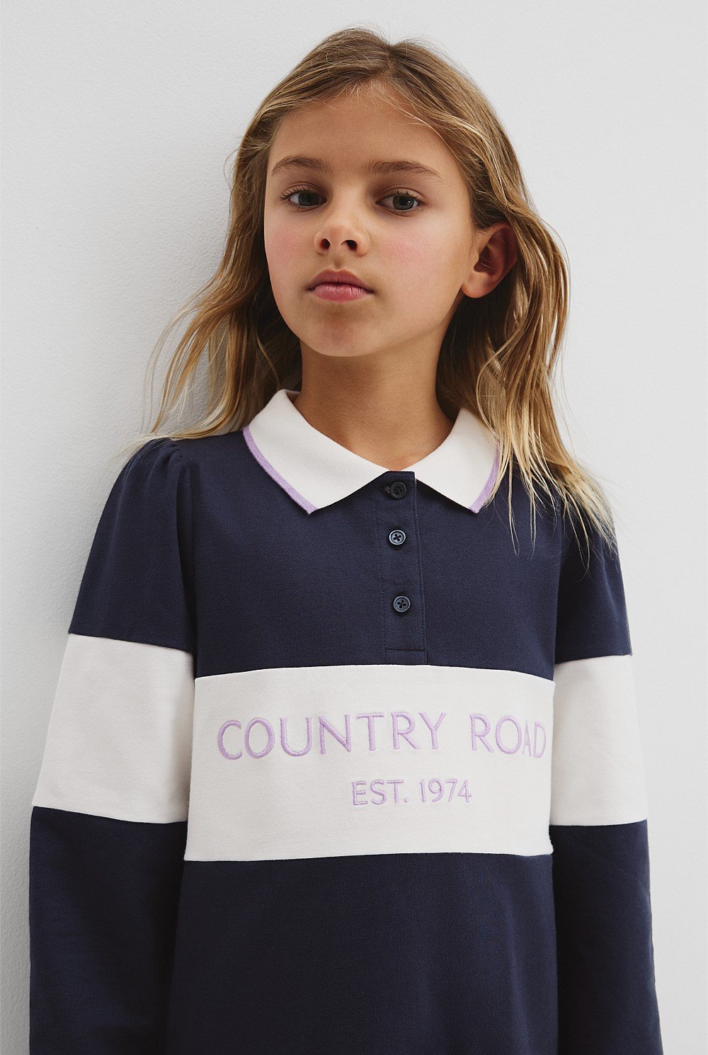 Organically Grown Cotton Logo Rugby Dress