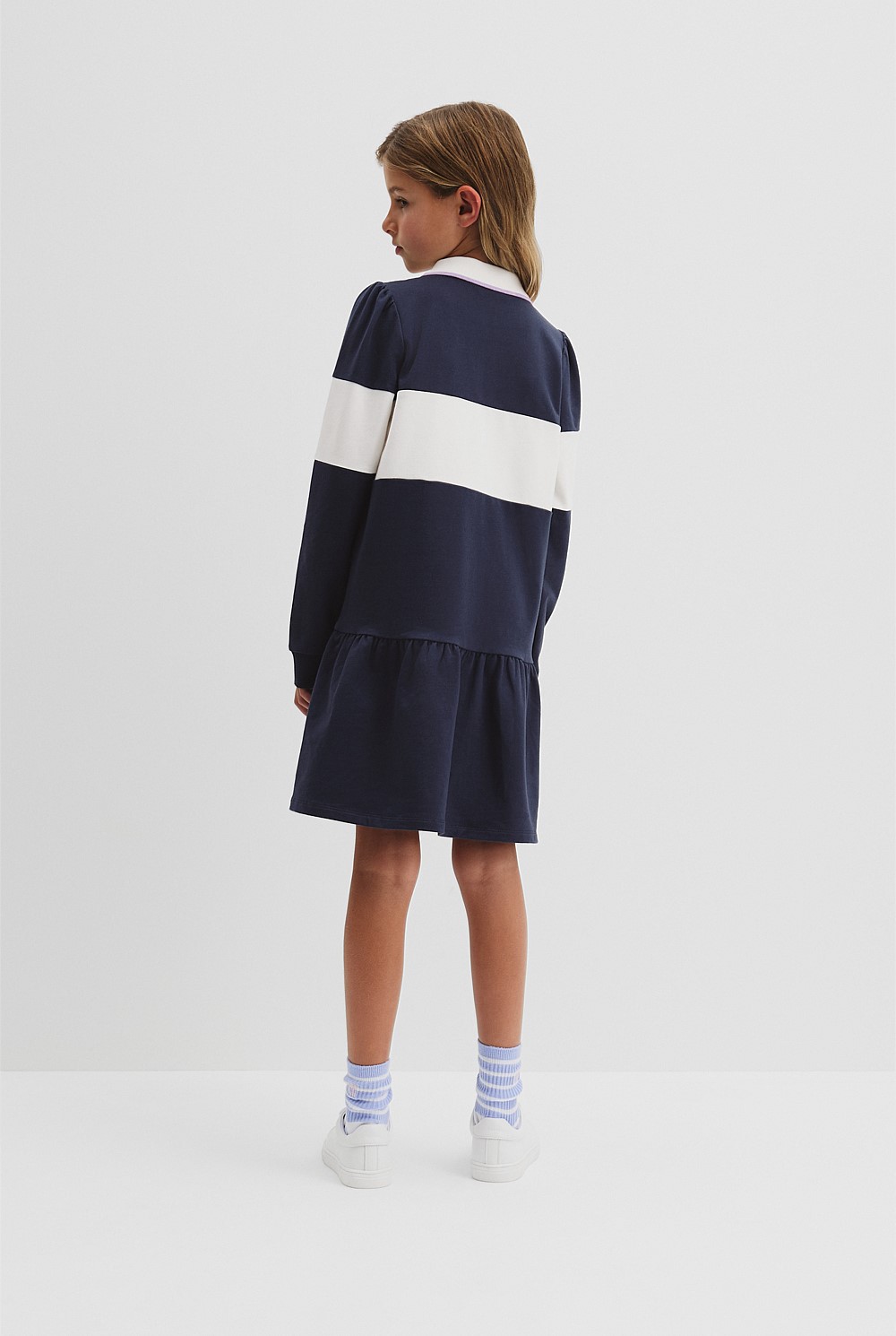 Organically Grown Cotton Logo Rugby Dress